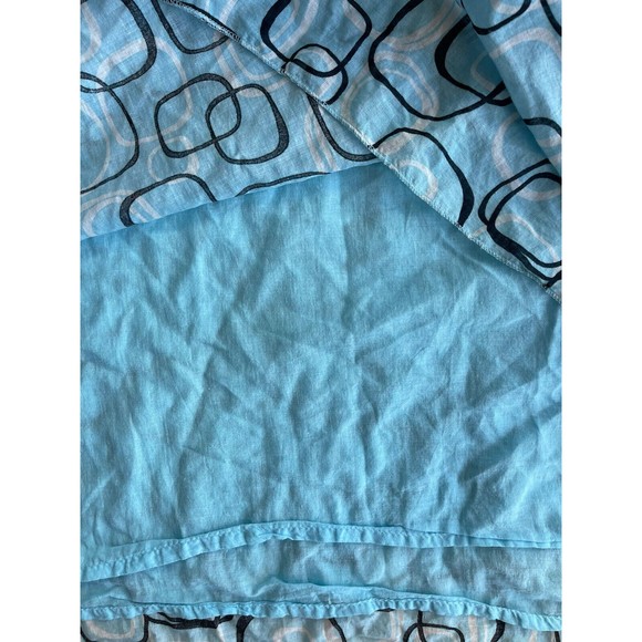 Vintage Y2K Blue Floral Cottage Core Baby Doll Derek Heart Dress / Size: L - Picture 8 of 11